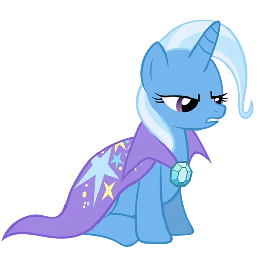 😧 Стикер «Blue Pony» для Telegram