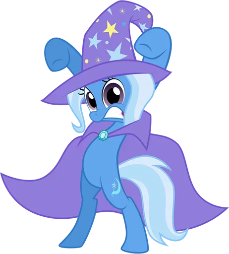 🙁 Стикер «Blue Pony» для Telegram