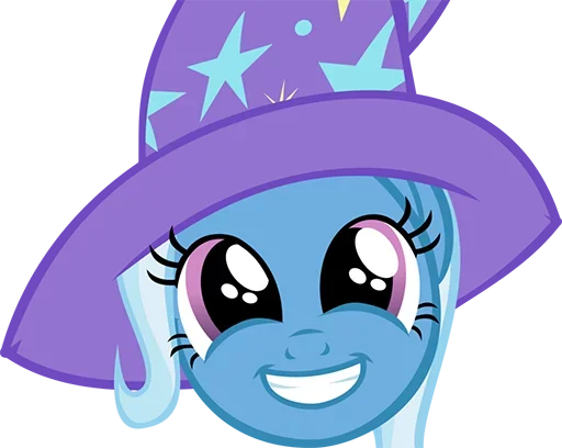 😁 Стикер «Blue Pony» для Telegram