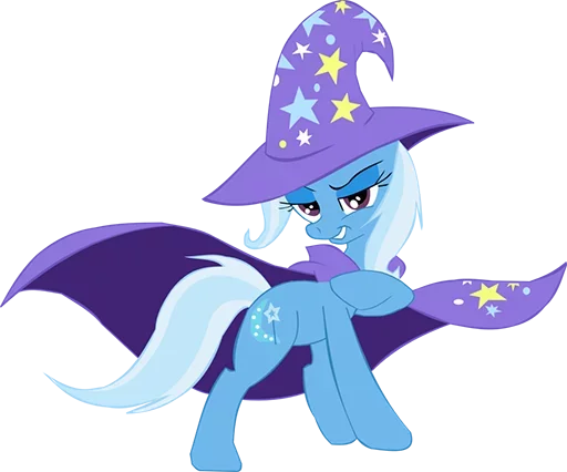 😀 Стикер «Blue Pony» для Telegram