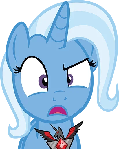😊 Стикер «Blue Pony» для Telegram