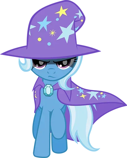🙃 Стикер «Blue Pony» для Telegram