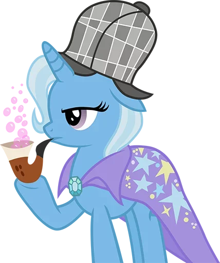 🥶 Стикер «Blue Pony» для Telegram