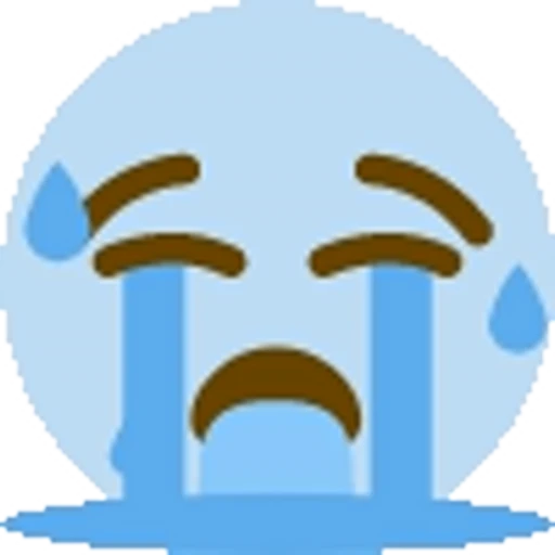 😭 Эмодзи «bluerandom1» для Telegram