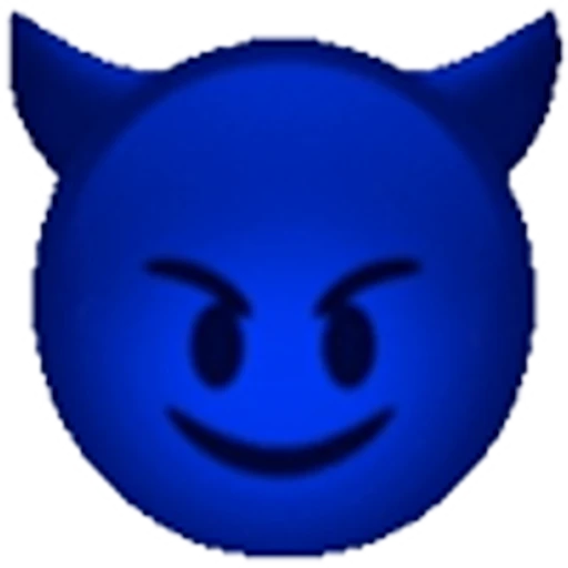 😈 Эмодзи «bluerandom1» для Telegram