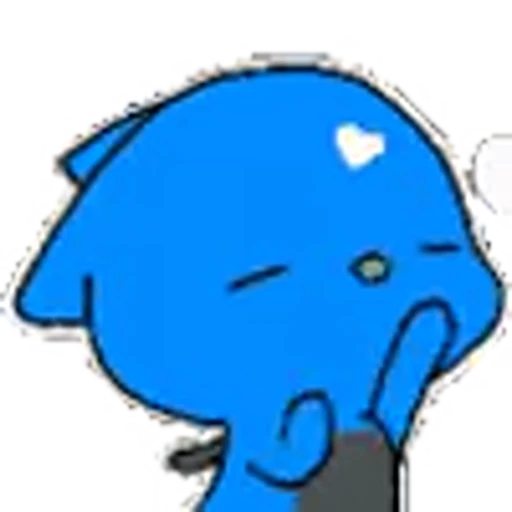 😘 Эмодзи «bluerandom1» для Telegram