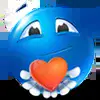 🥰 Эмодзи «blue face» для Telegram