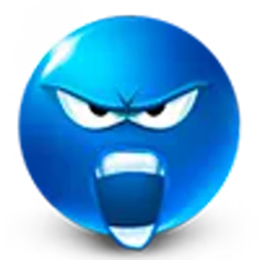 🤬 Эмодзи «blue face» для Telegram