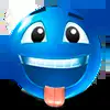 😛 Эмодзи «blue face» для Telegram