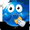 🍫 Эмодзи «blue face» для Telegram