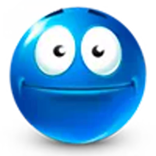 😳 Эмодзи «blue face» для Telegram