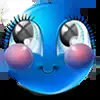 ☺️ Эмодзи «blue face» для Telegram