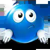 ⁉️ Эмодзи «blue face» для Telegram