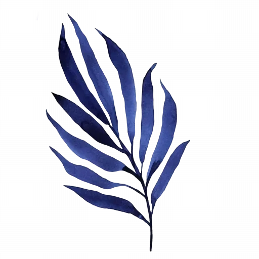🌴 Стикер «Blue mixed» для Telegram