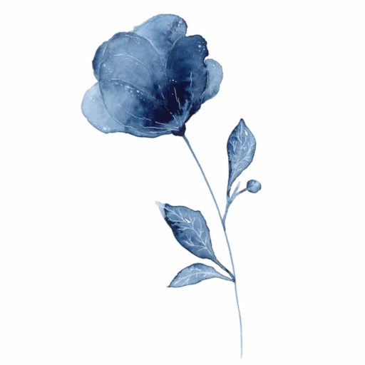 🌹 Стикер «Blue mixed» для Telegram