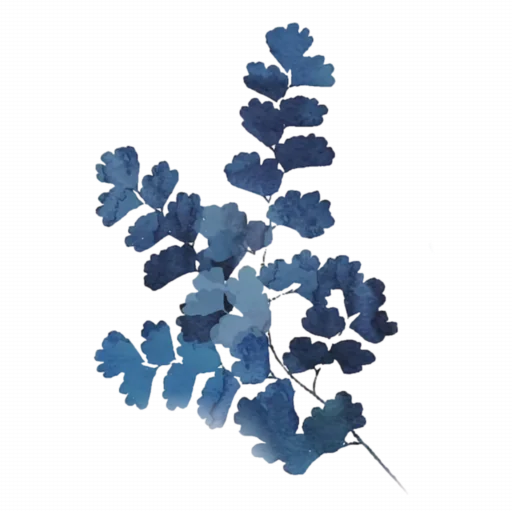 🌿 Стикер «Blue mixed» для Telegram