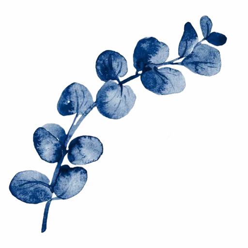 🌿 Стикер «Blue mixed» для Telegram