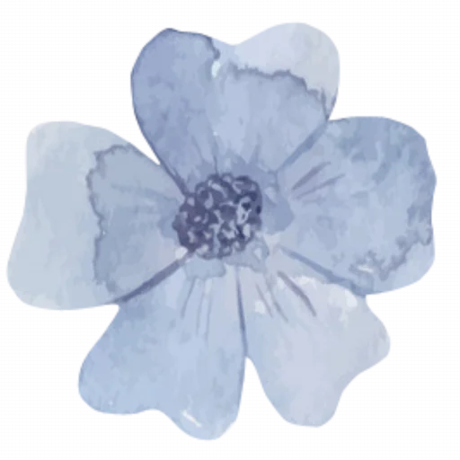 🌸 Стикер «Blue mixed» для Telegram