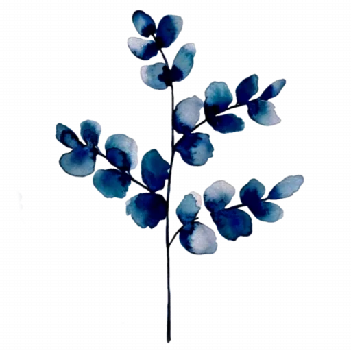 🌿 Стикер «Blue mixed» для Telegram