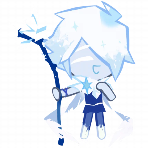 ☃️ Стикер «Blue mixed» для Telegram