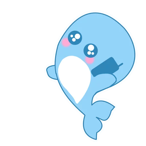👋 Стикер «Blue Whale Challenge» для Telegram