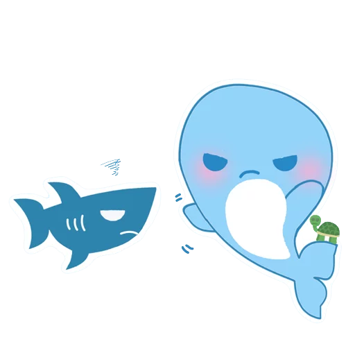 😡 Стикер «Blue Whale Challenge» для Telegram
