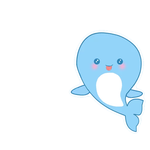 🤗 Стикер «Blue Whale Challenge» для Telegram