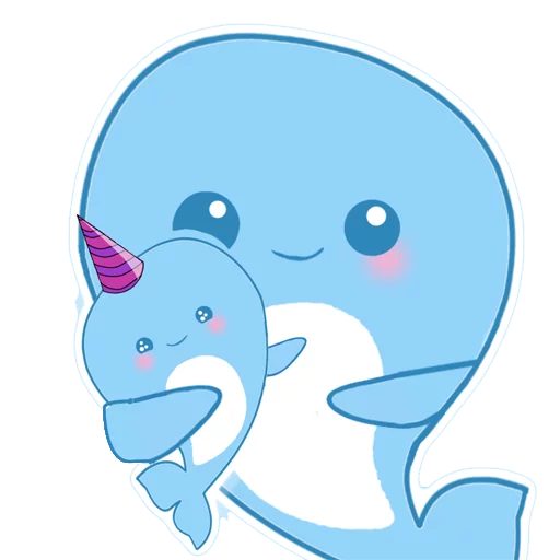 ☺️ Стикер «Blue Whale Challenge» для Telegram