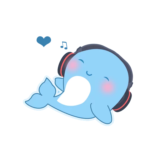 🎧 Стикер «Blue Whale Challenge» для Telegram