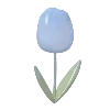🌷 Эмодзи «blue white» для Telegram