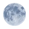 🌙 Эмодзи «blue white» для Telegram
