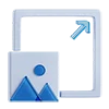 ⚖️ Эмодзи «3D blue-white icons» для Telegram