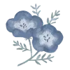 🌷 Эмодзи «blue white» для Telegram