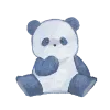 🐻 Эмодзи «blue white» для Telegram