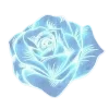 🌷 Эмодзи «blue white» для Telegram
