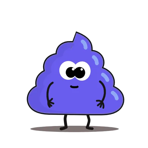 Стикерпак BluPoo для Telegram