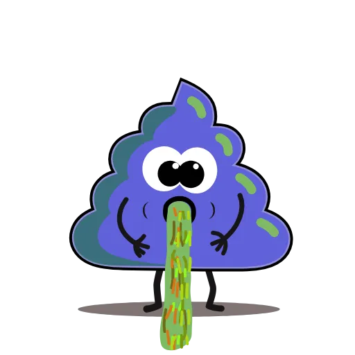 🤨 Стикер «BluPoo» для Telegram