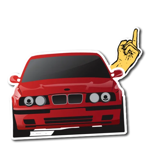 🖕 Стикер «BMW_pack» для Telegram