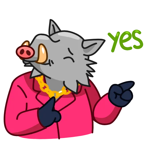 ☺️ Стикер «Kabanchik» для Telegram