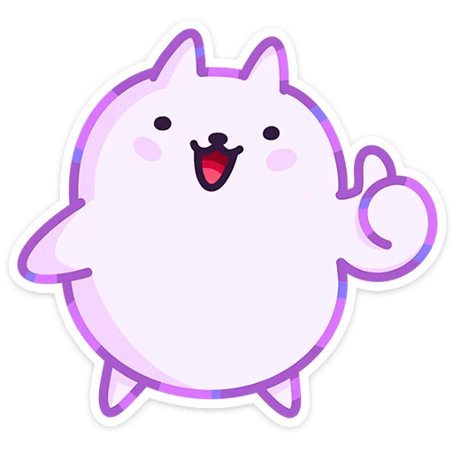 🐱 Стикер «Кот Буба» для Telegram