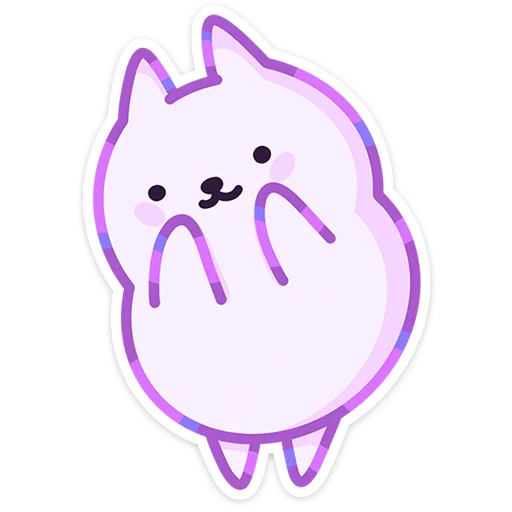 🐱 Стикер «Кот Буба» для Telegram