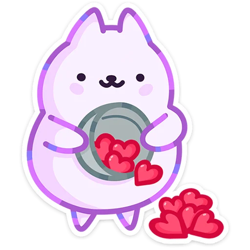 🐱 Стикер «Кот Буба» для Telegram