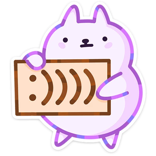 🐱 Стикер «Кот Буба» для Telegram