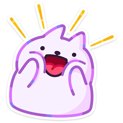 🐱 Стикер «Кот Буба» для Telegram