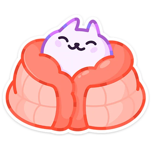 🐱 Стикер «Кот Буба» для Telegram
