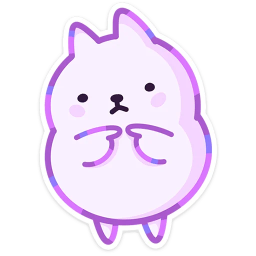 🐱 Стикер «Кот Буба» для Telegram