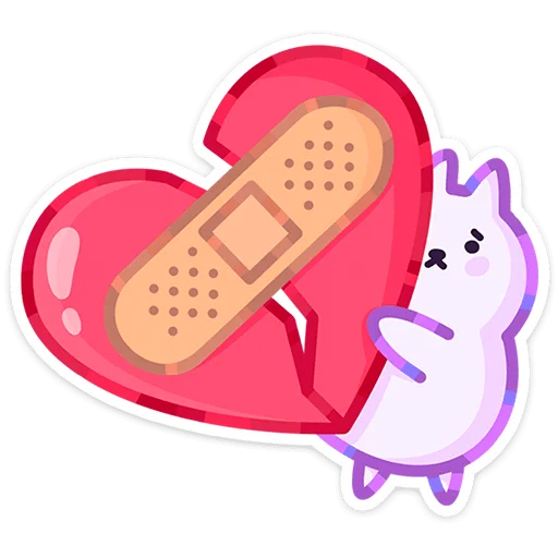 🐱 Стикер «Кот Буба» для Telegram
