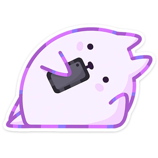 🐱 Стикер «Кот Буба» для Telegram