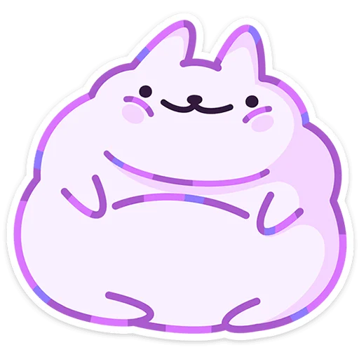🐱 Стикер «Кот Буба» для Telegram