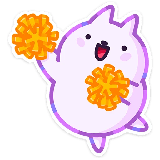 🐱 Стикер «Кот Буба» для Telegram